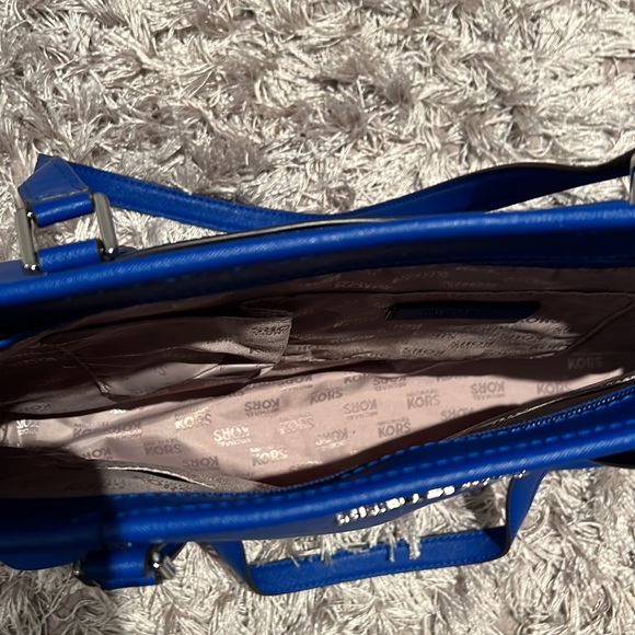 MICHAEL KORS navy blue extra large tote bag - Picture 3 of 5